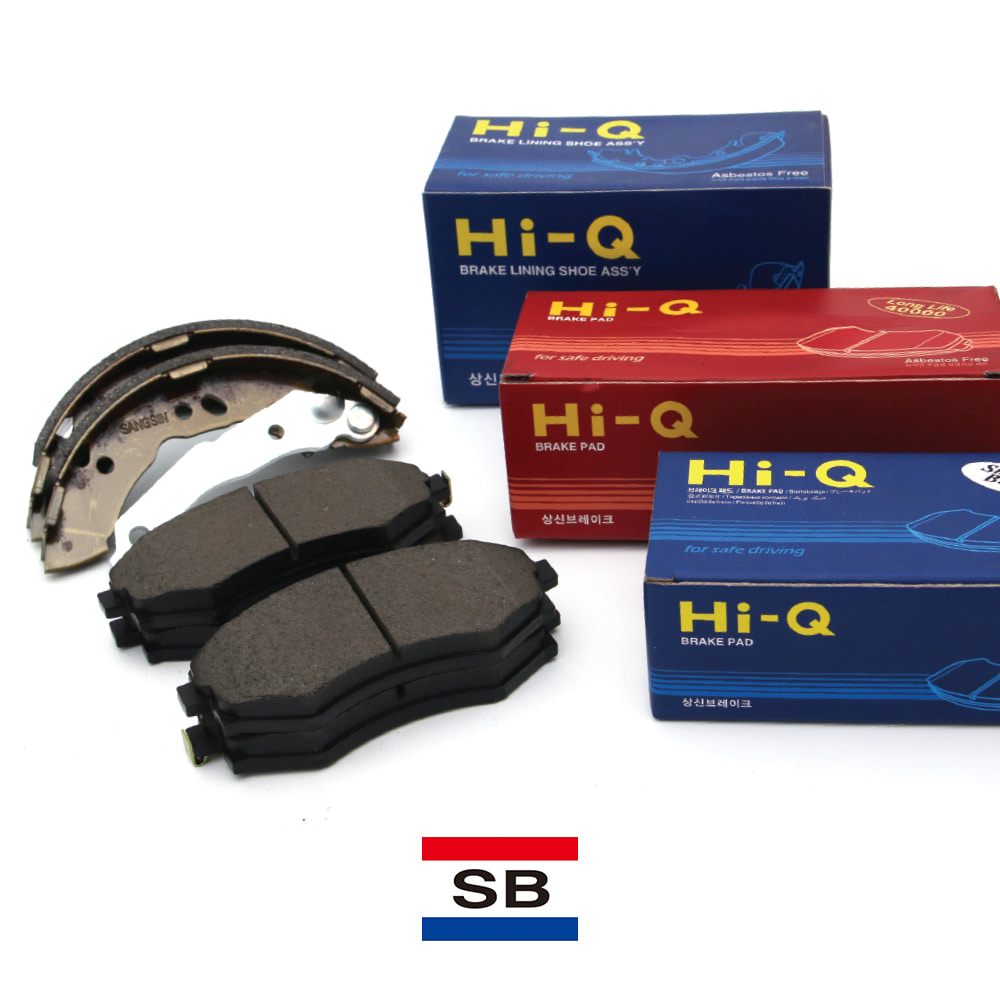 그랜저HG 16인치 상신 하이큐 브레이크 앞패드 라이닝 SP1398 (58101-3VA60)